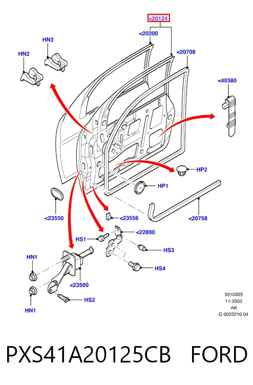 Puerta de coche, delantera, izquierda Ford Focus I sedán (DFW) (1999 - 2005) precio, desde 132,13 EUR