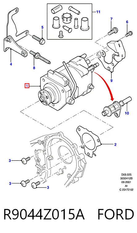 Bomba inyectora R9044A016B Lizarte