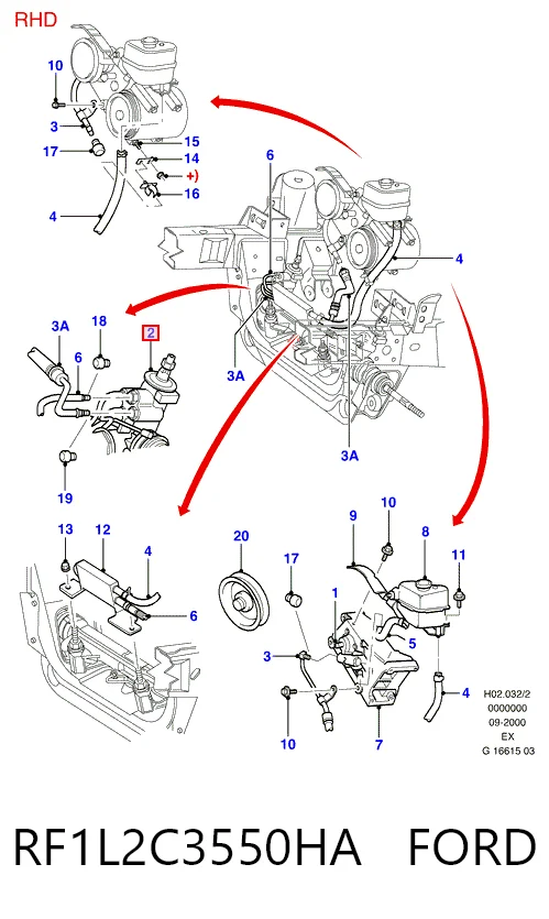 Engranaje de dirección Ford Explorer SUV (U2) (1994 - 2002) precio, desde 24,41 EUR