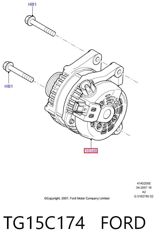 Alternador FORD TG15C174
