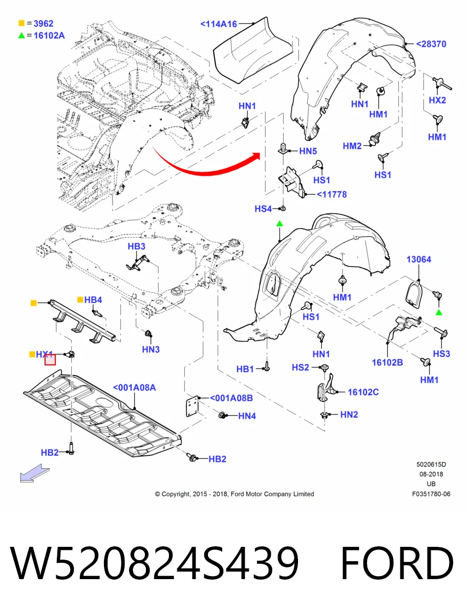 W520824S439 Ford