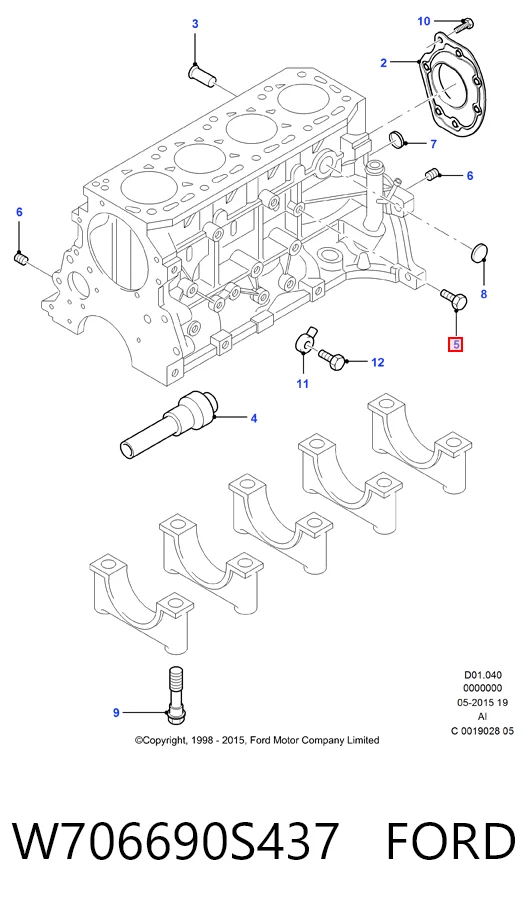  Tapa culata Ford Connect 