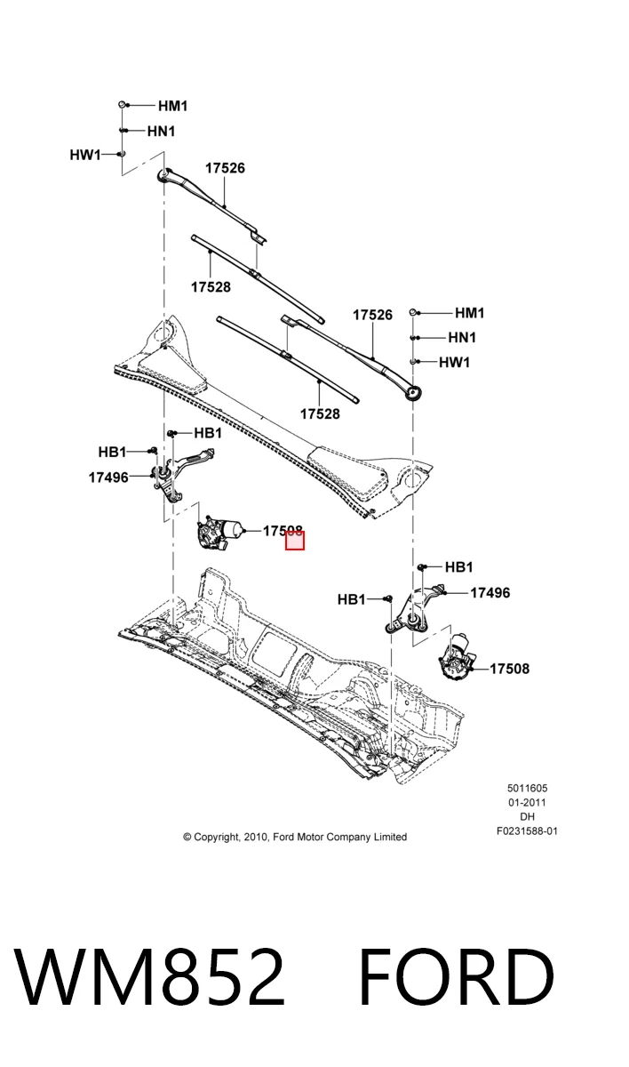 Comprar Motor limpiaparabrisas Ford Focus III CB8
