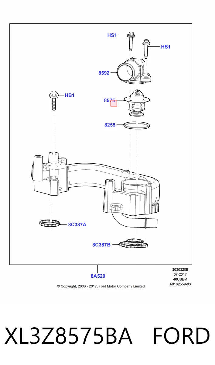 Termostato refrigerante Ford Explorer 