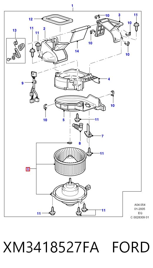  Ventilador habitáculo Ford Ranger 