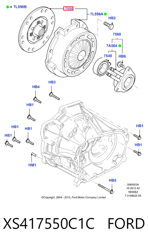  Disco de embrague Ford Fiesta 