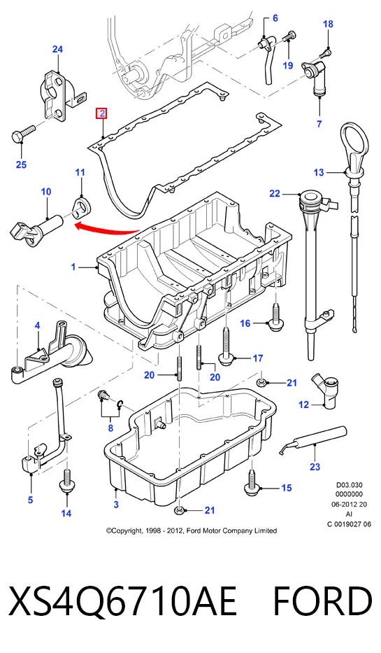 Junta, cárter de aceite Fiat/Alfa/Lancia 500352996