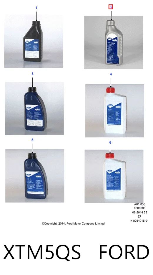 XTM5QS Ford Aceite caja cambios