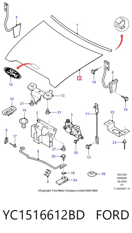 Comprar Capó Ford Transit V V184/5