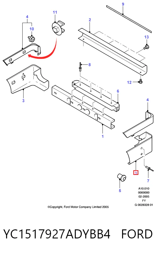 YC1517927ADYBB4 Ford