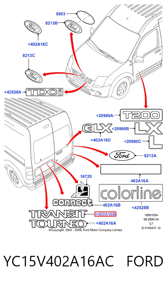 YC15V402A16AC Ford