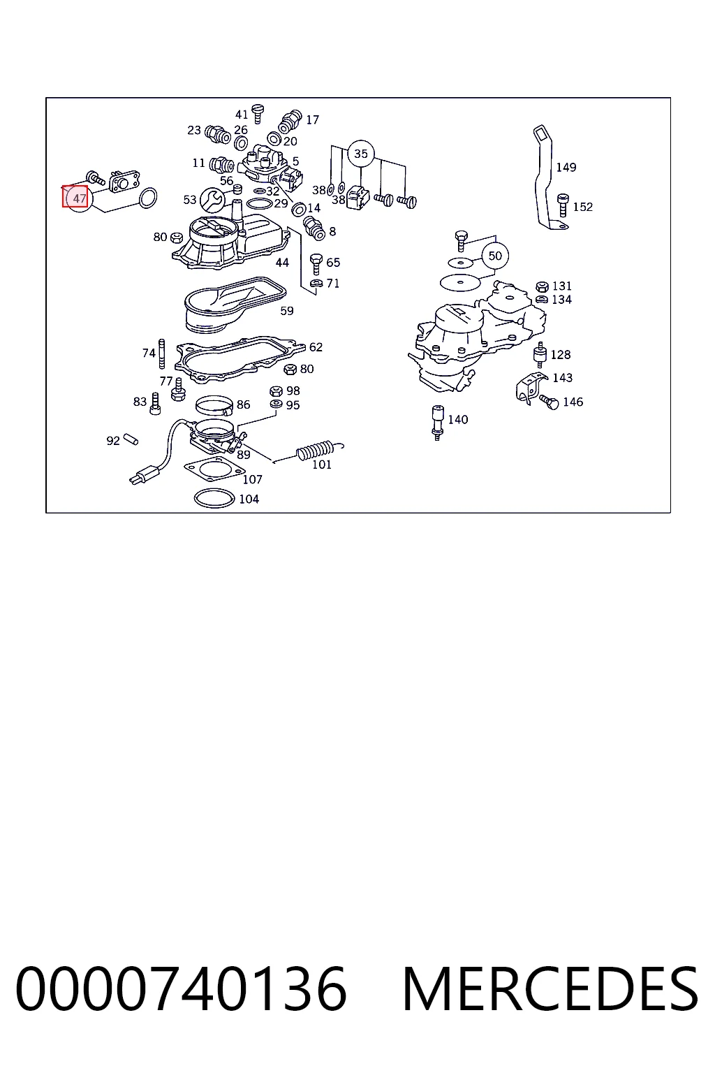 Sensor TPS para Mercedes E T124