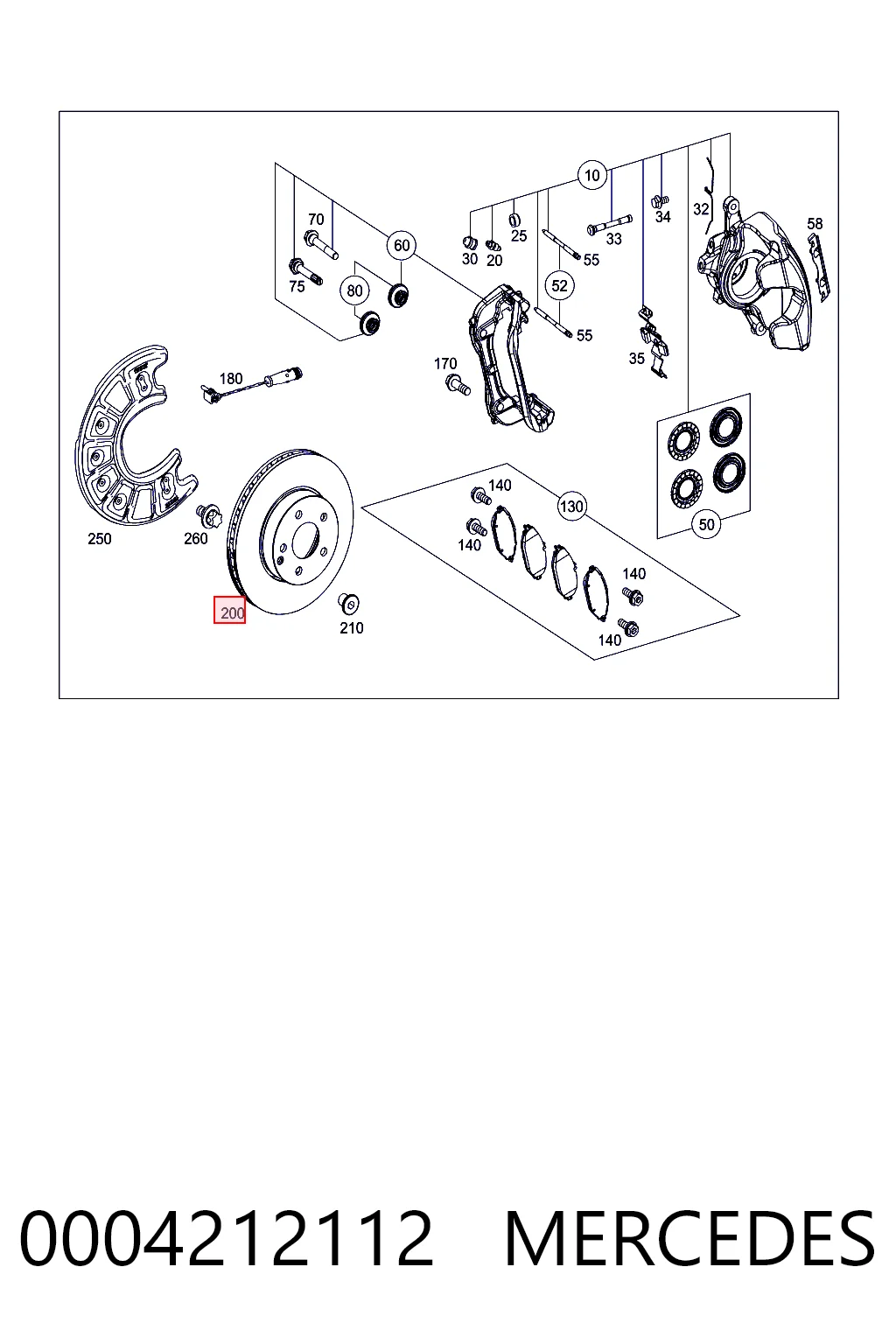 0004212112 Mercedes
