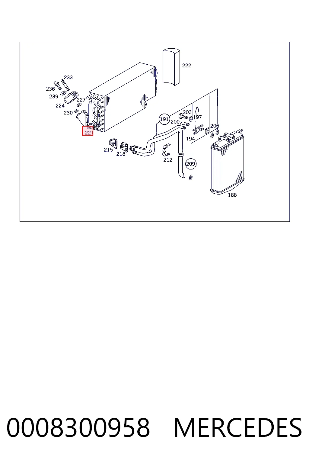 Evaporador de aire acondicionado Mercedes S  desde 171,29 €