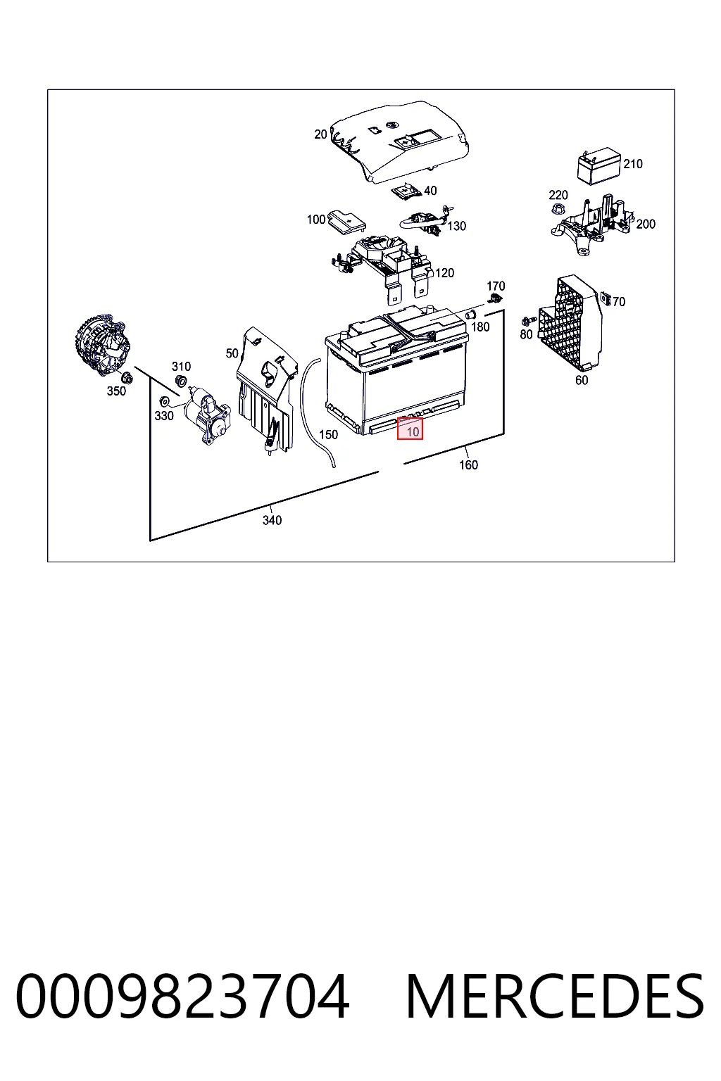 6000628790 Fiat/Alfa/Lancia Batería Start-Stop