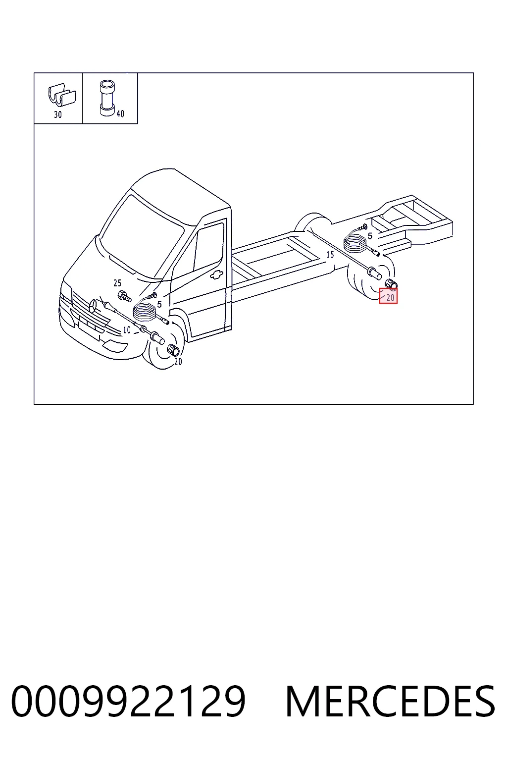 0009922129 Mercedes