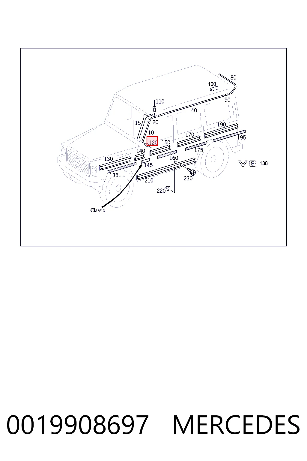 0019908697 Mercedes