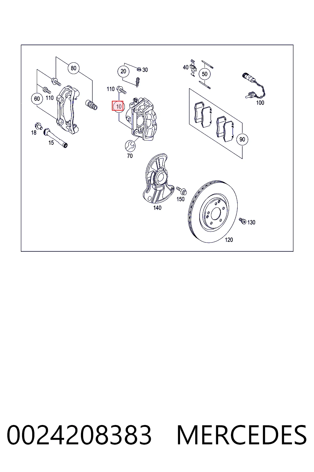 0024208383 Mercedes