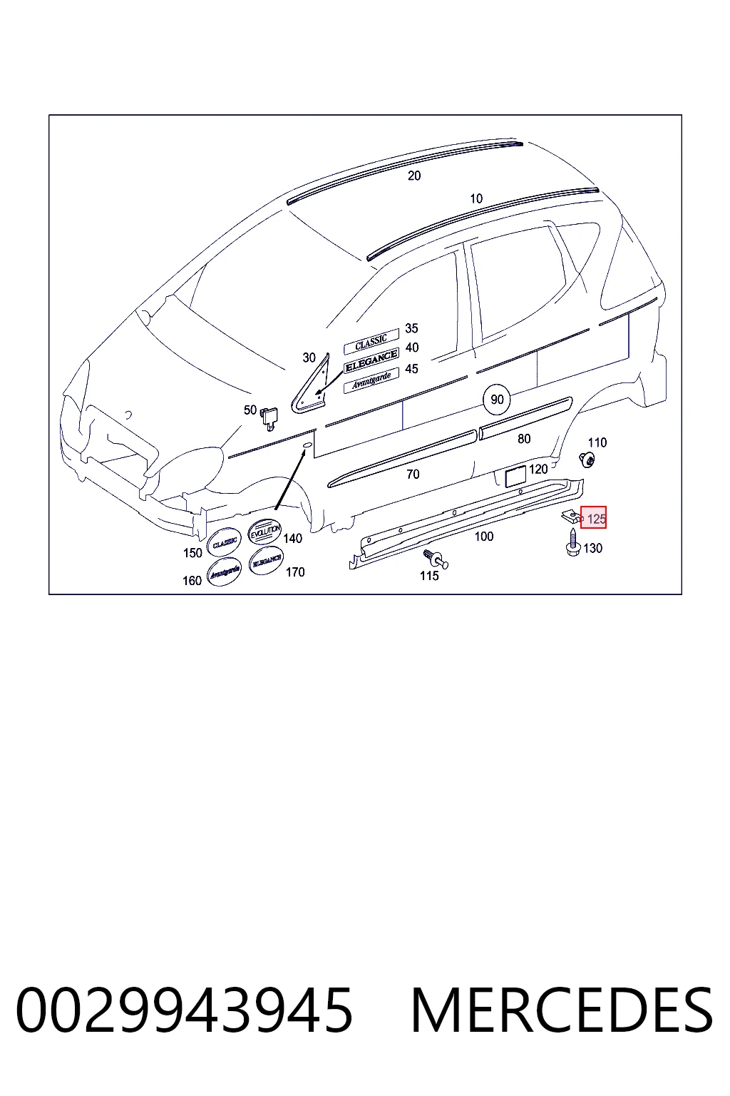 0029943945 Mercedes