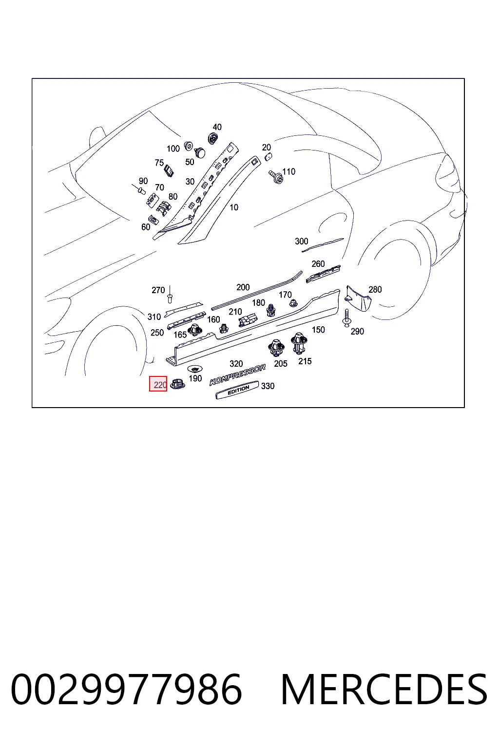 0029977986 MERCEDES