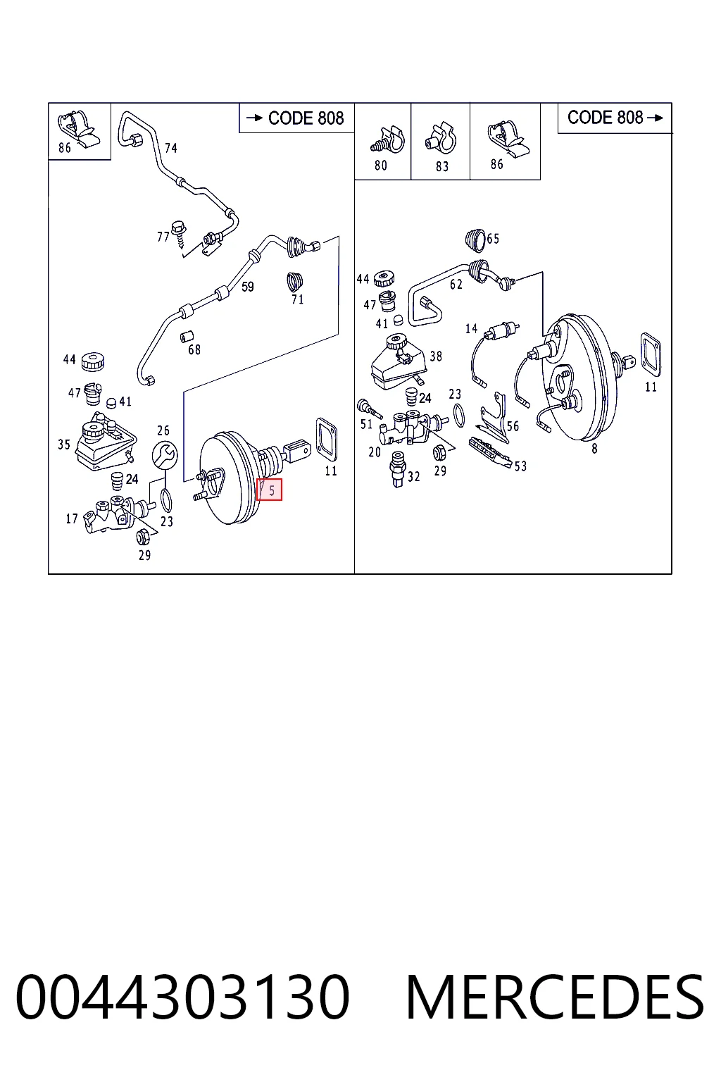 Servofreno para Mercedes E  S124