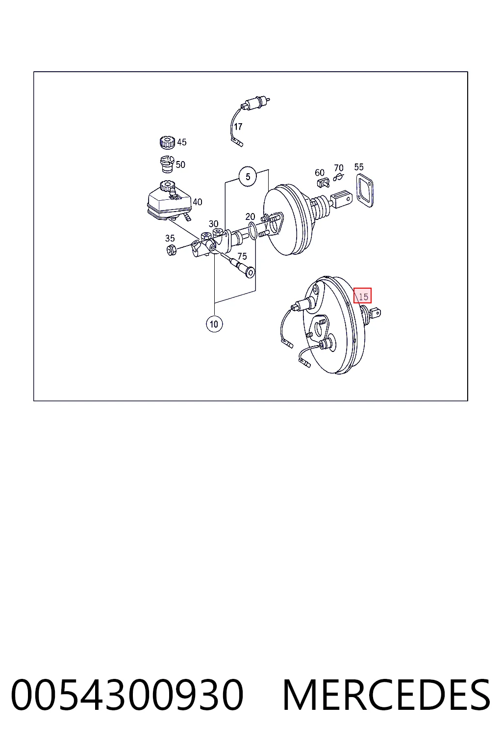 Servofreno para Mercedes G W463