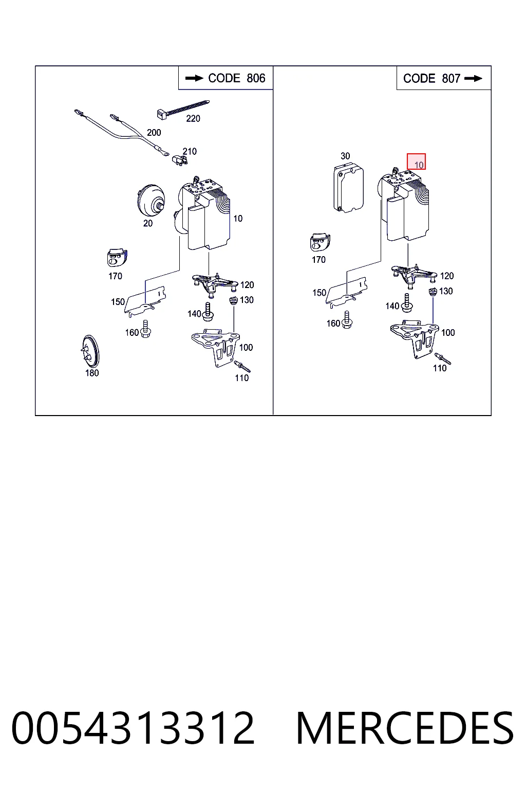 Módulo ABS 0265250113 Bosch