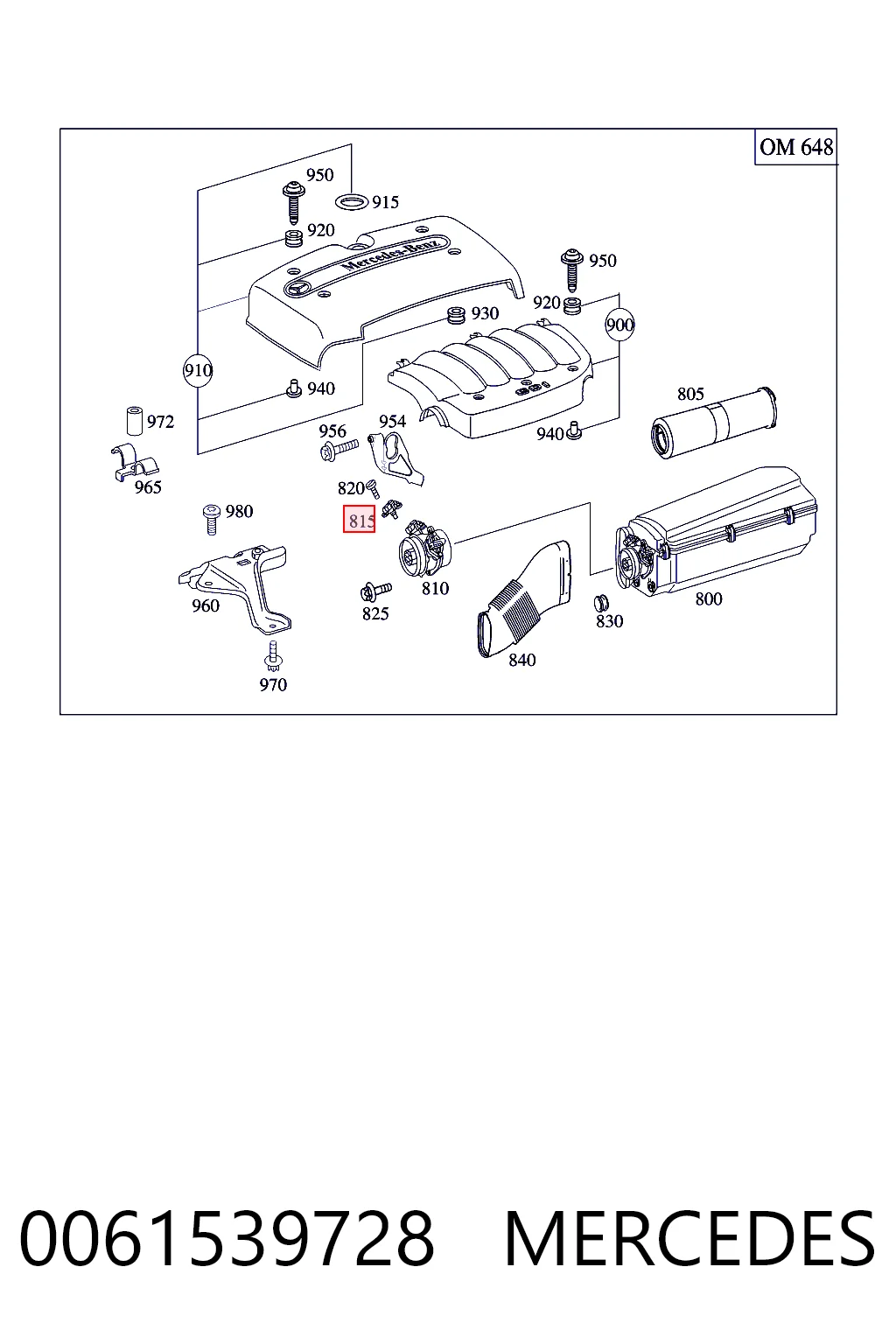 0061539728 Mercedes Sensor De Presion Del Colector De Admision