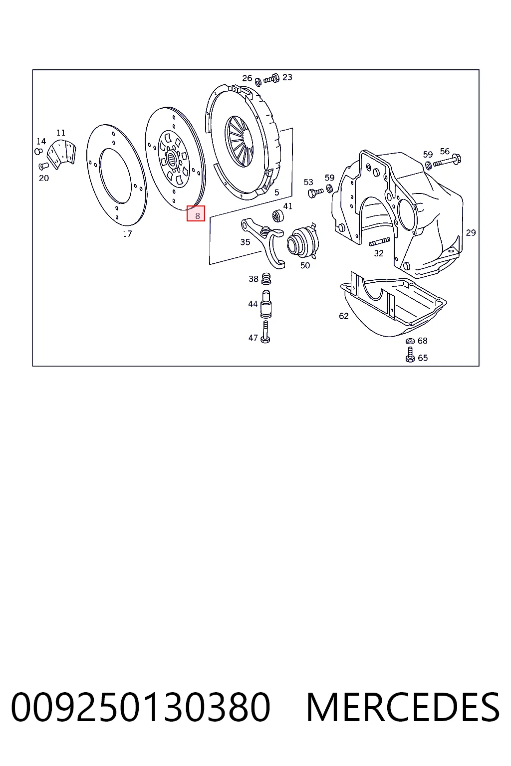 009250130380 Mercedes