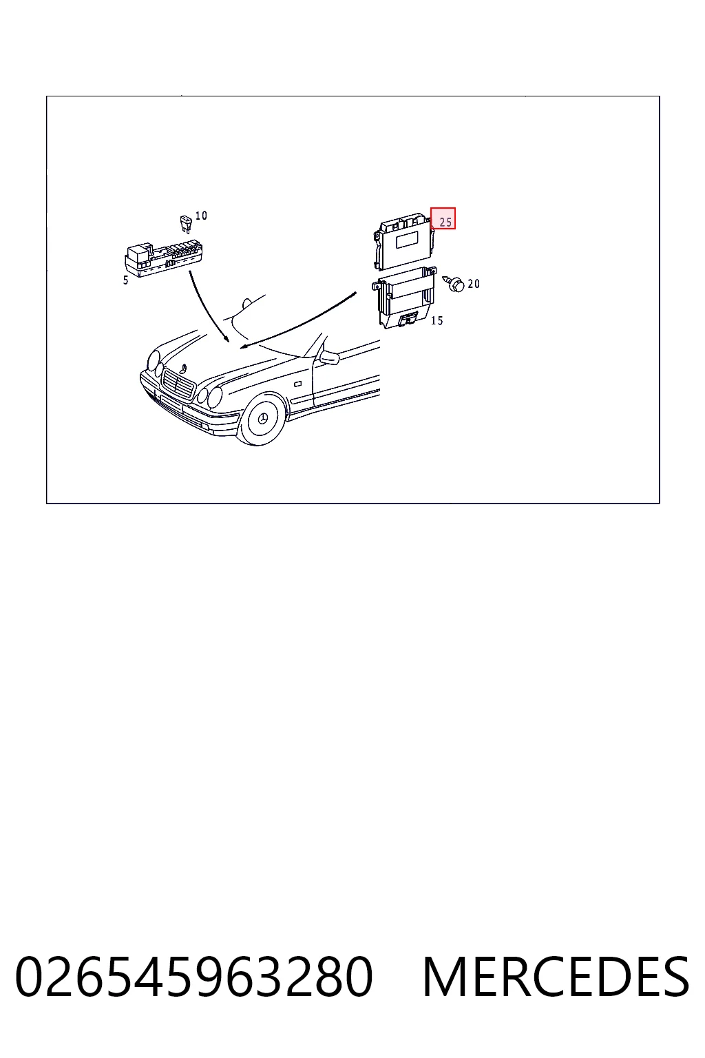 ECU para Mercedes S W220