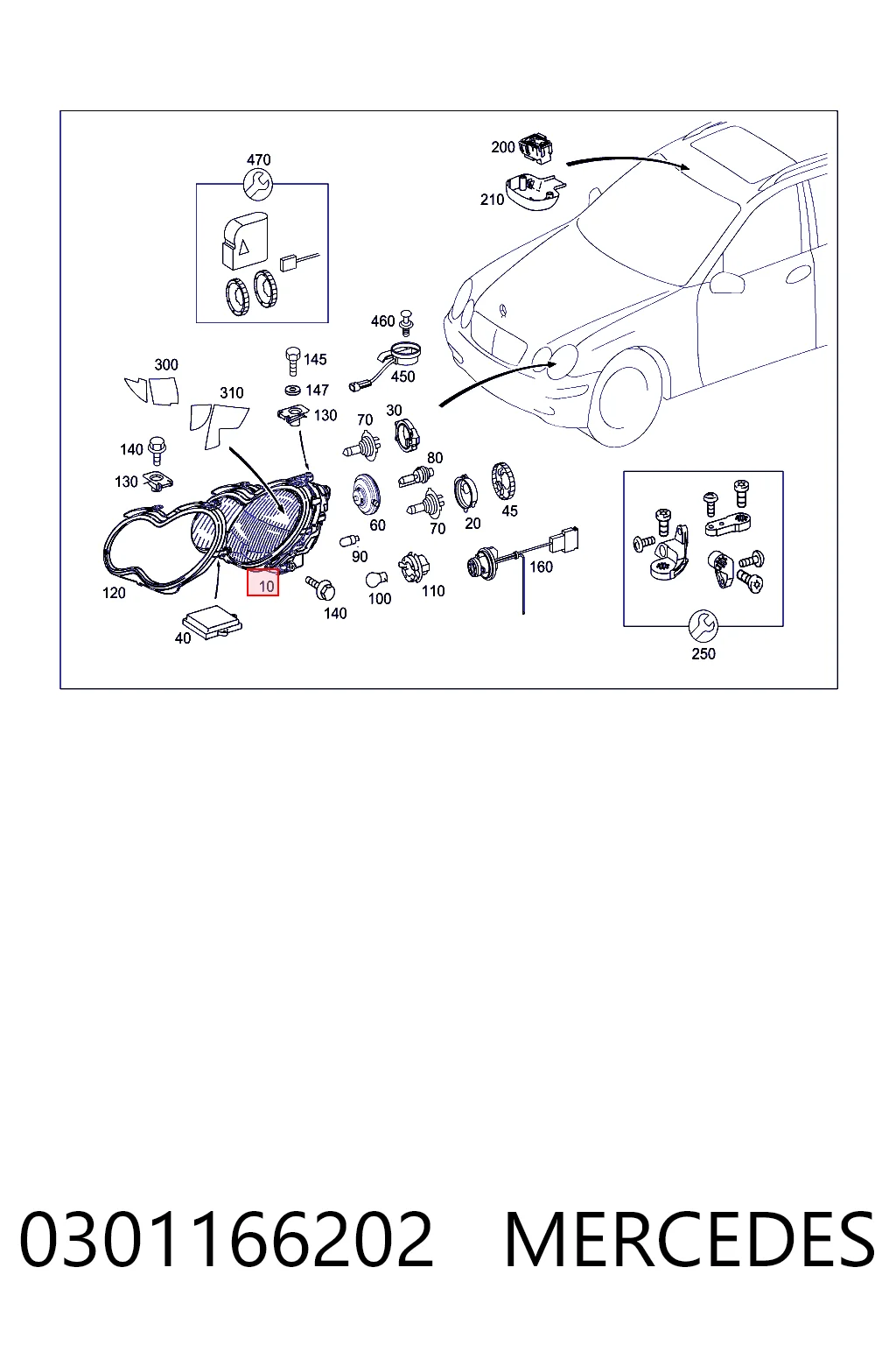 Comprar 0301166202 VAG Faro derecho