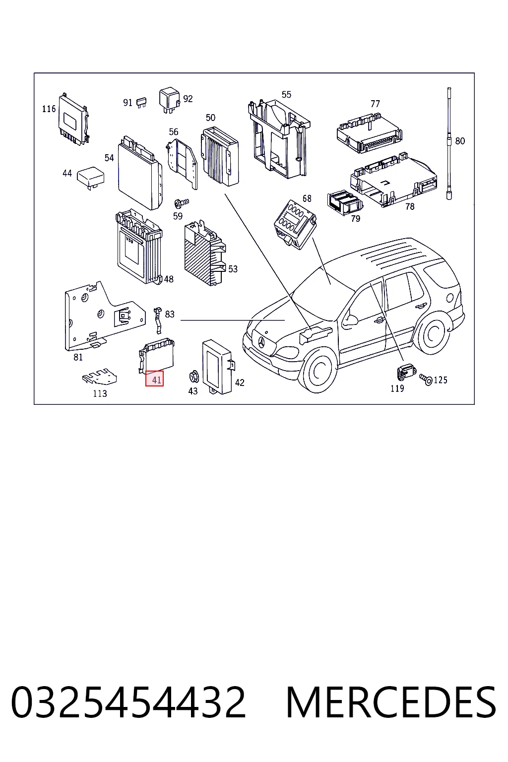0325454432 MERCEDES
