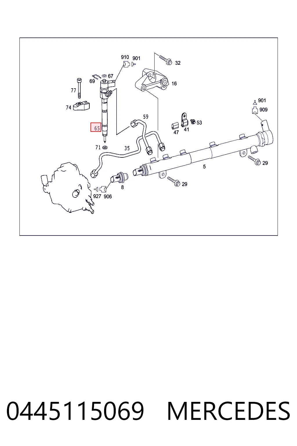 Inyector 986435356 Bosch