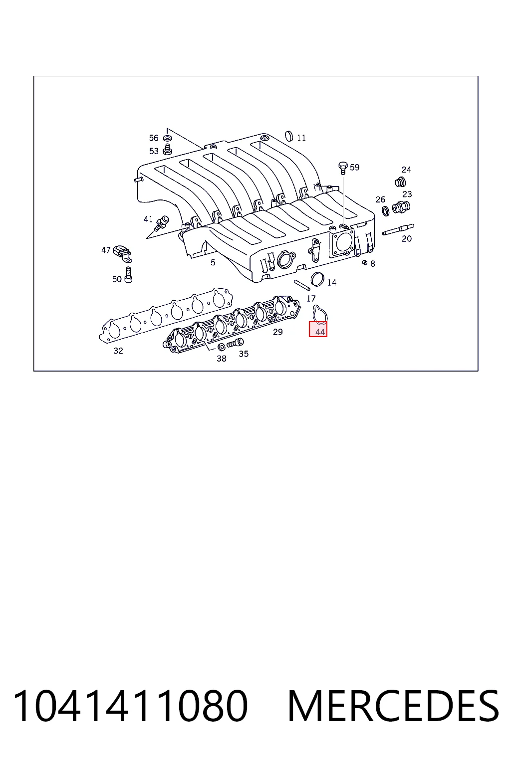 Junta de colector de admisión SsangYong Rodius monovolumen (2004 - 2026) precio, desde 4,74 EUR