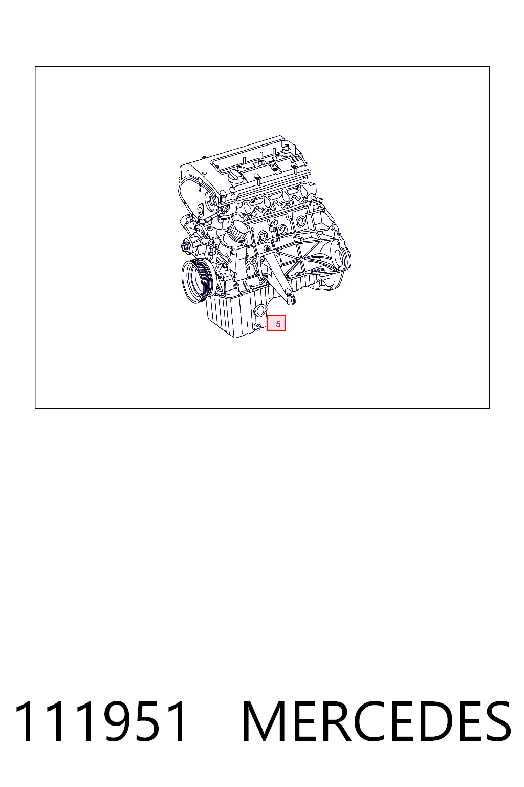 111951 Mercedes Motor completo