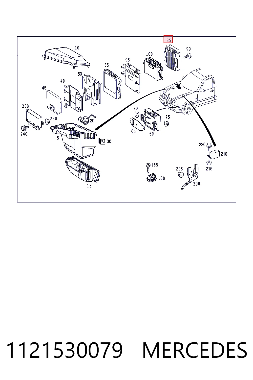Comprar ECU Mercedes E  W211