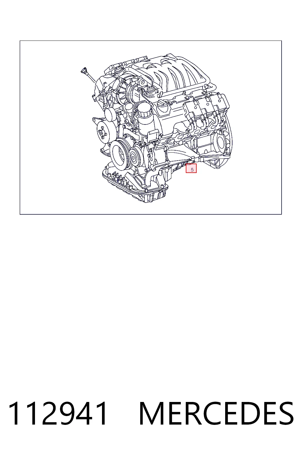 112941 Mercedes Motor completo