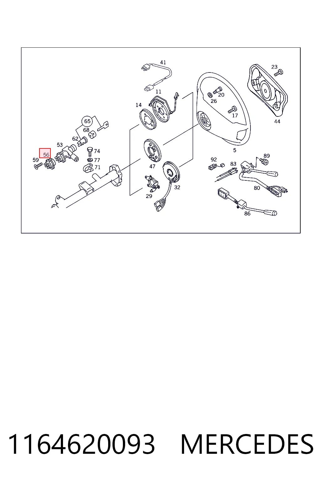 Bobina de ignición para Mercedes Bus 207-310  602