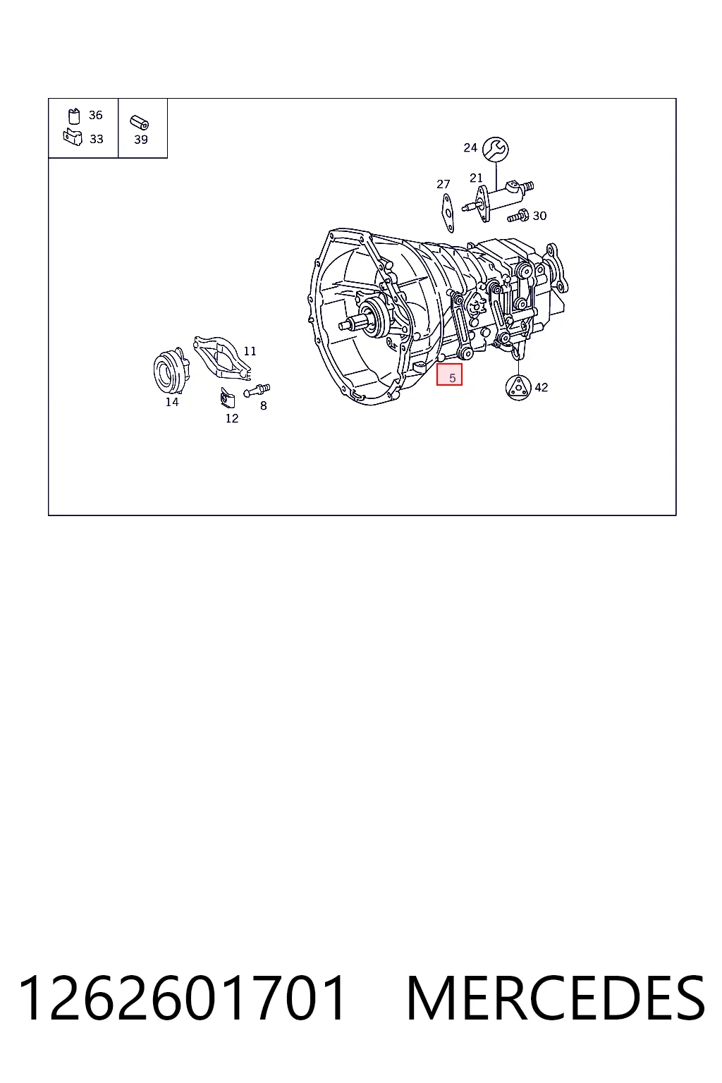 Caja de cambios para Mercedes E S124