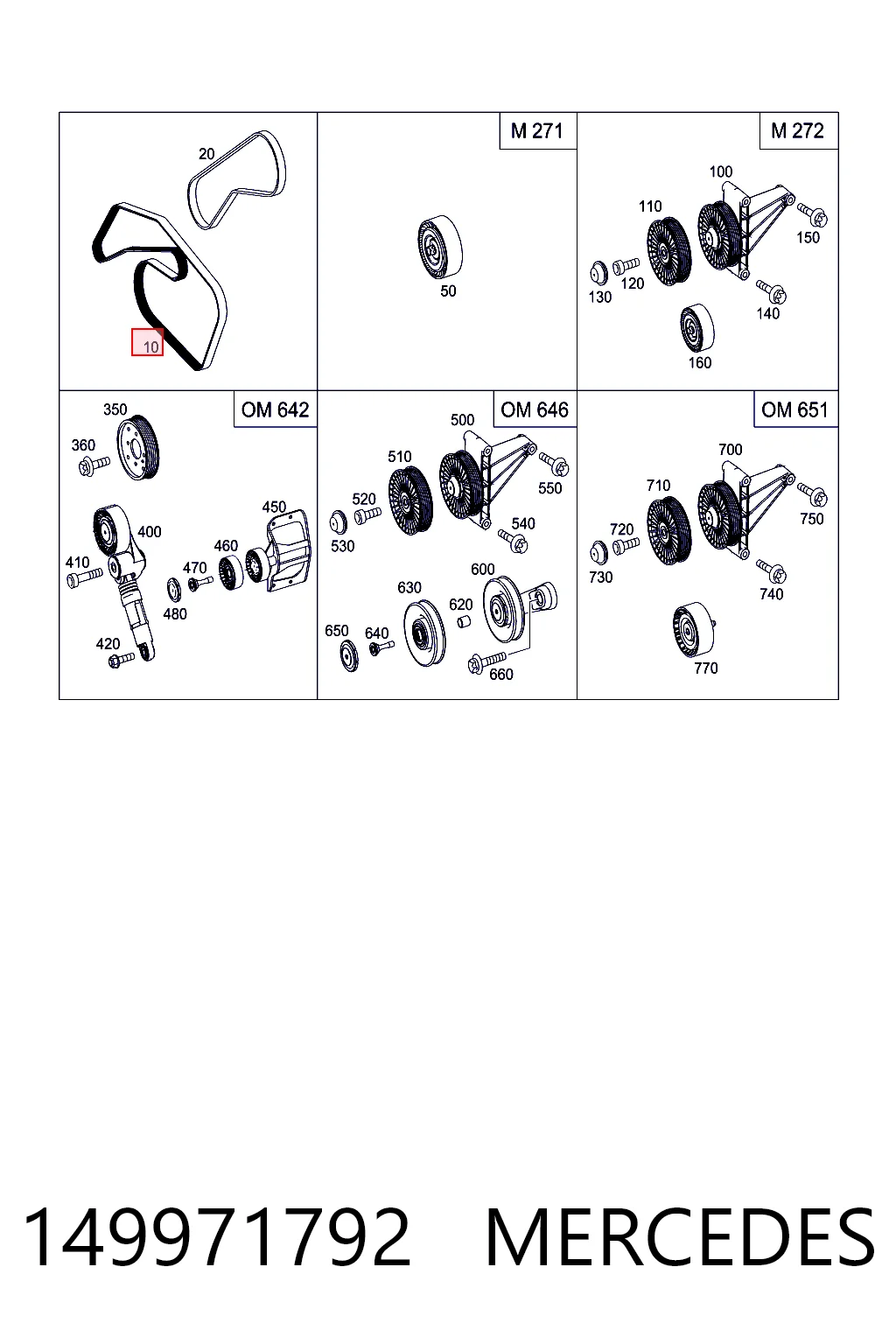 Comprar L3P915909 Mazda Correa trapezoidal