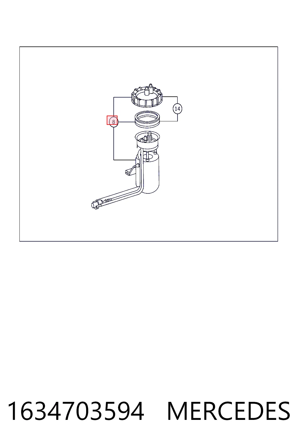 1634703594 Mercedes Módulo de alimentación de combustible