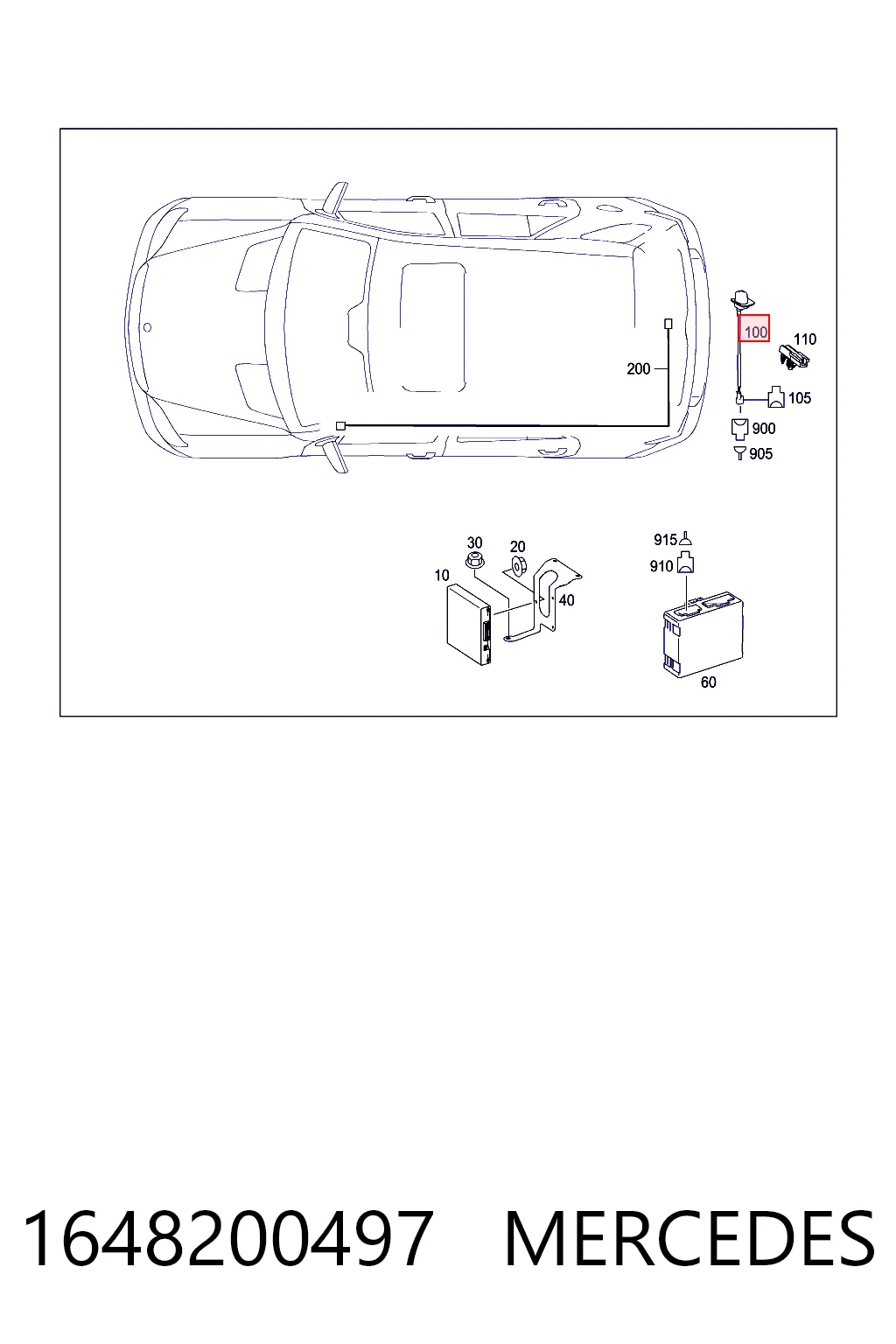 1648200497 Mercedes Cámara del sistema de visión