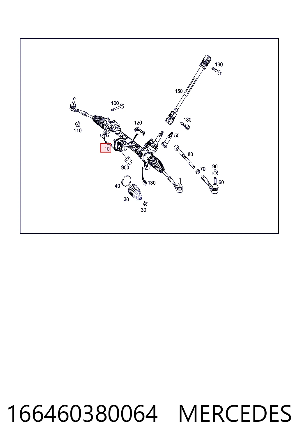 Comprar Cremallera de dirección Mercedes ML/GLE  W166