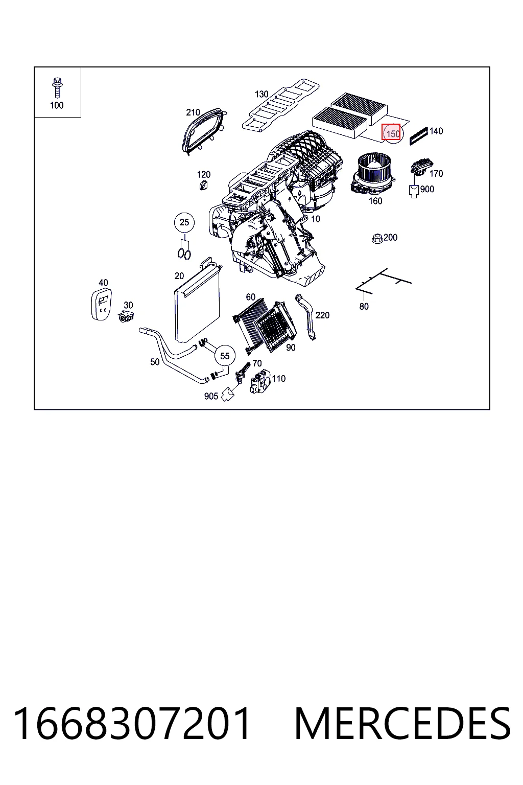 1668307201 Mercedes Filtro antipolen