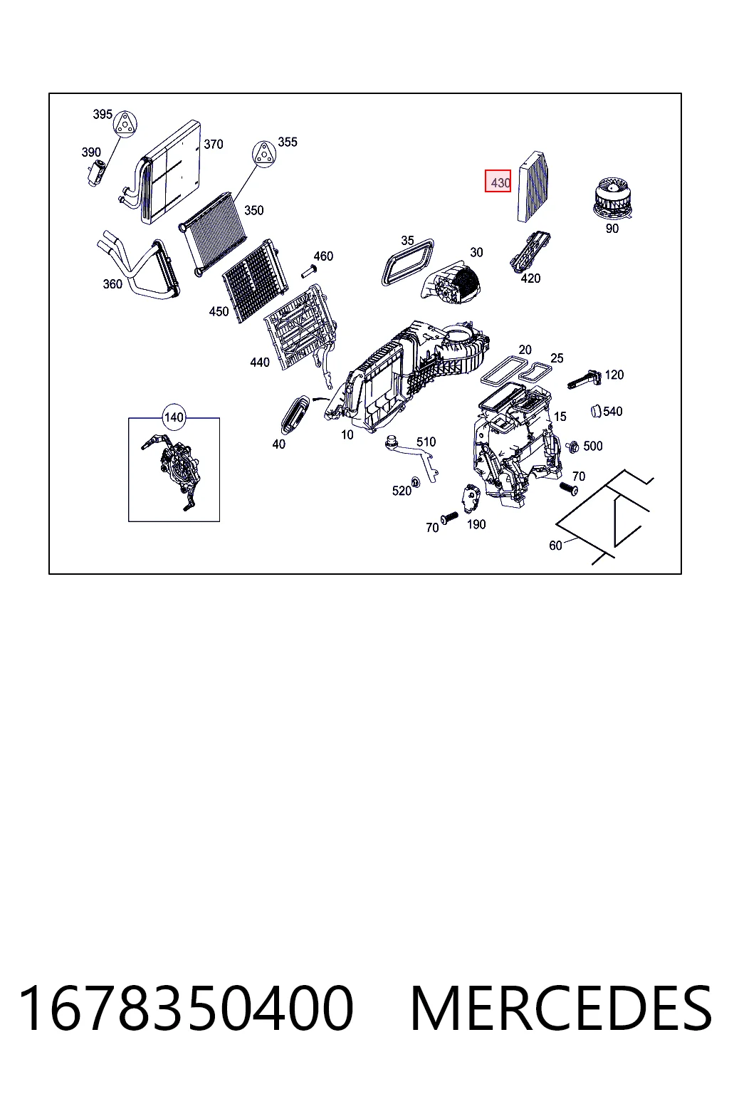 1678350400 Mercedes Filtro antipolen