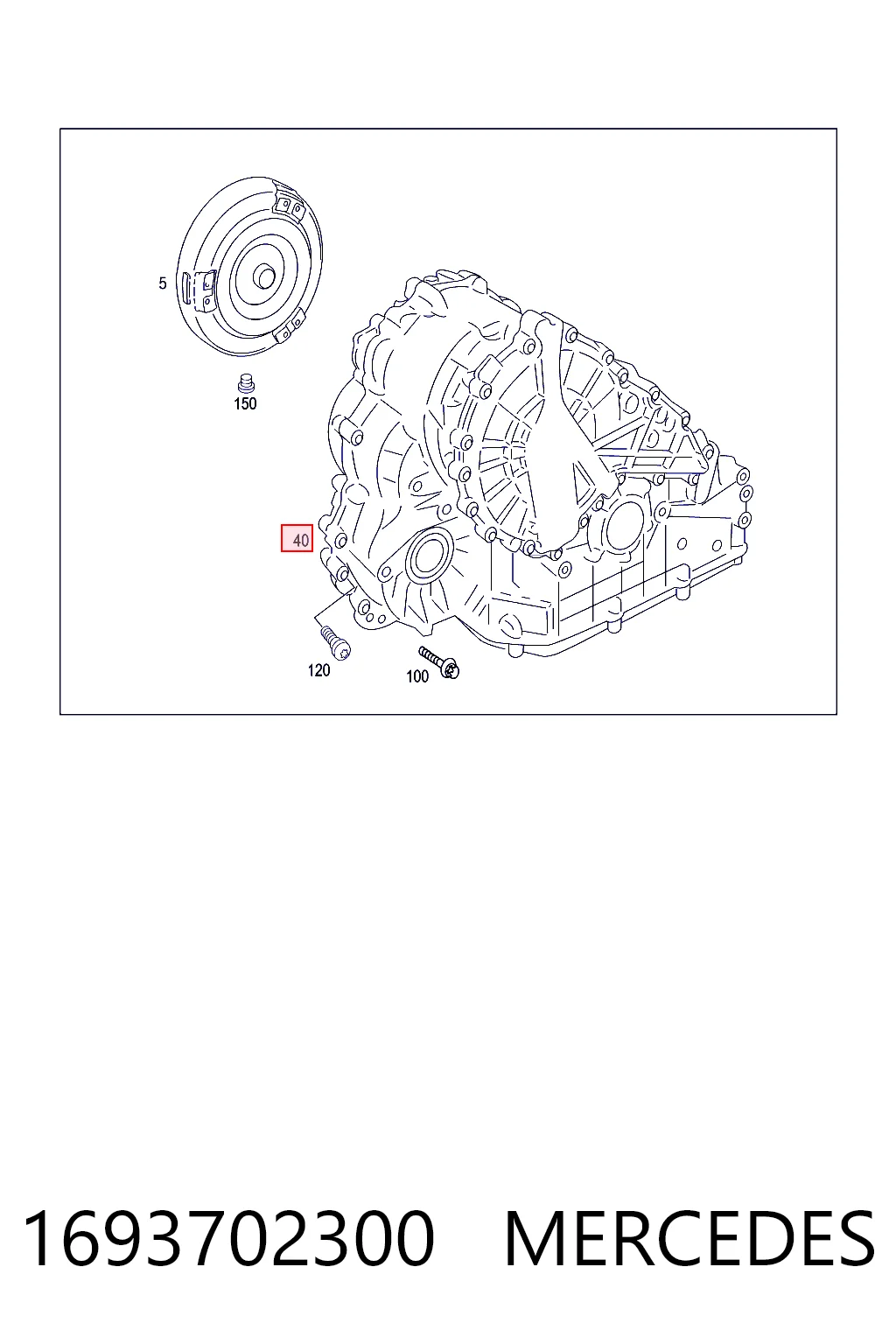 Transmisión automática para Mercedes B  W245
