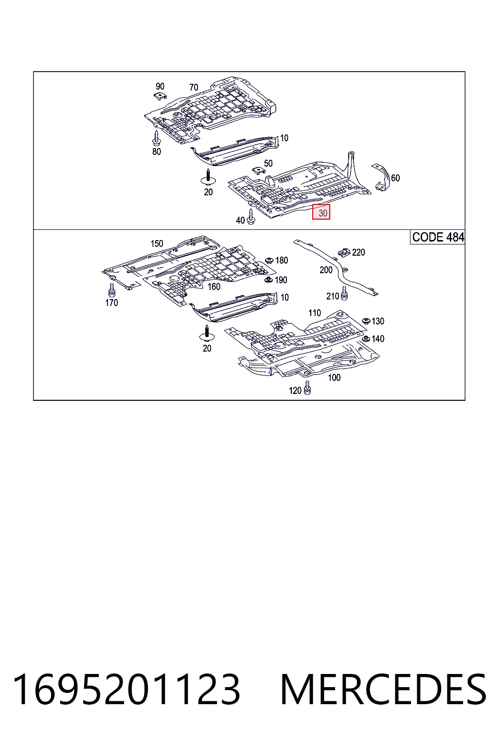 Aislamiento del Capó para Mercedes A W169