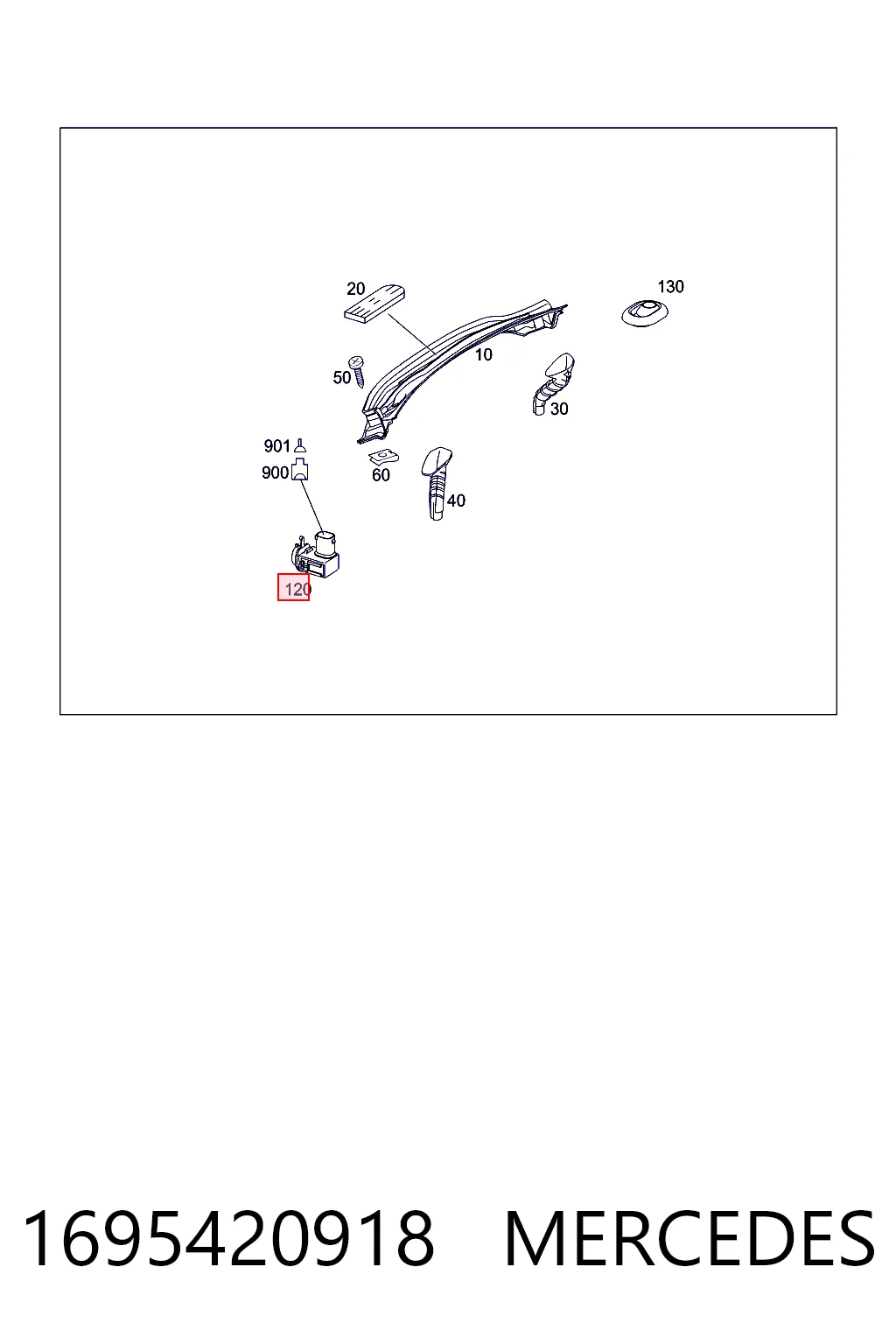 Sensor de contaminación del aire 1695420918 MERCEDES