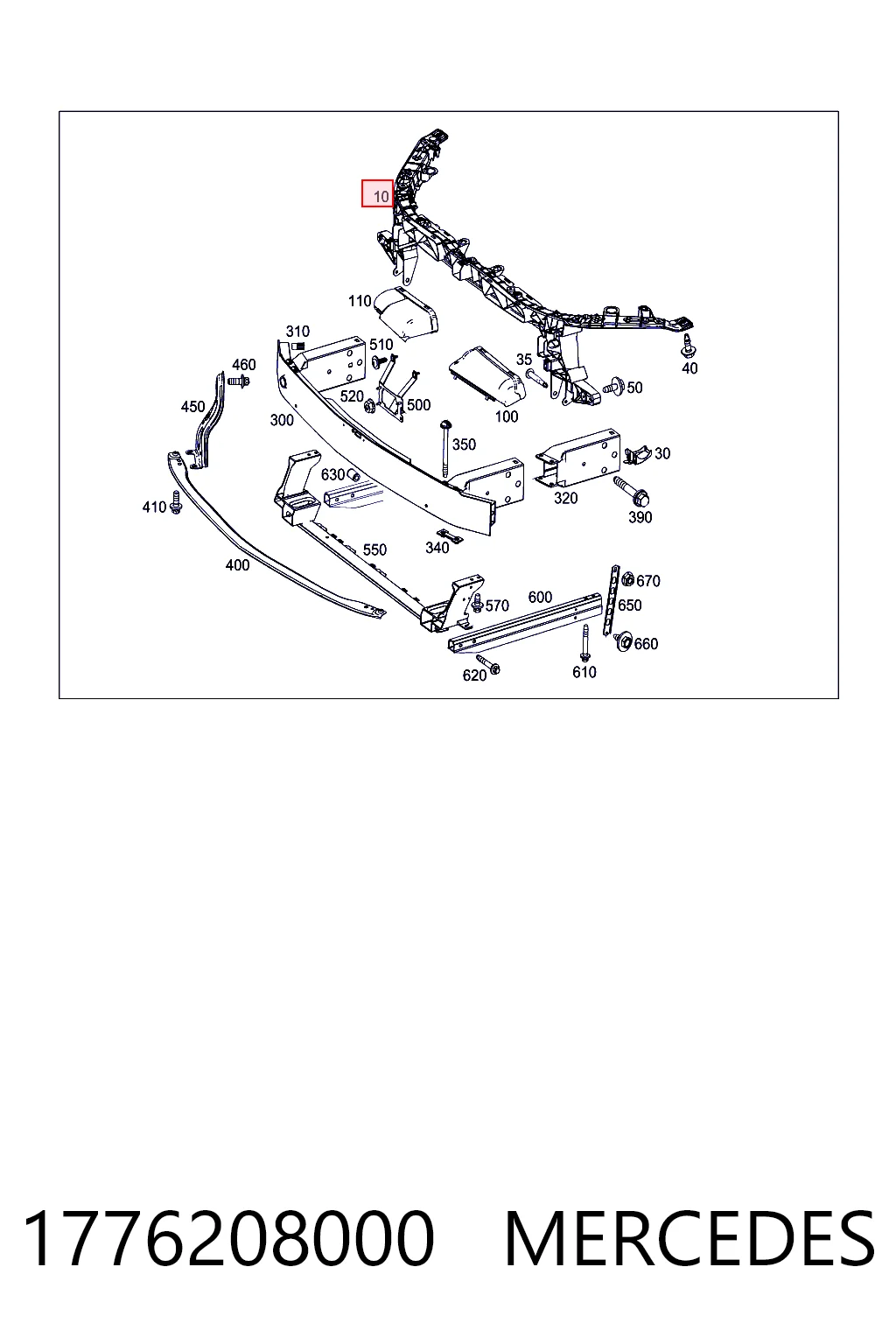 Comprar Soporte de radiador Mercedes A  W177