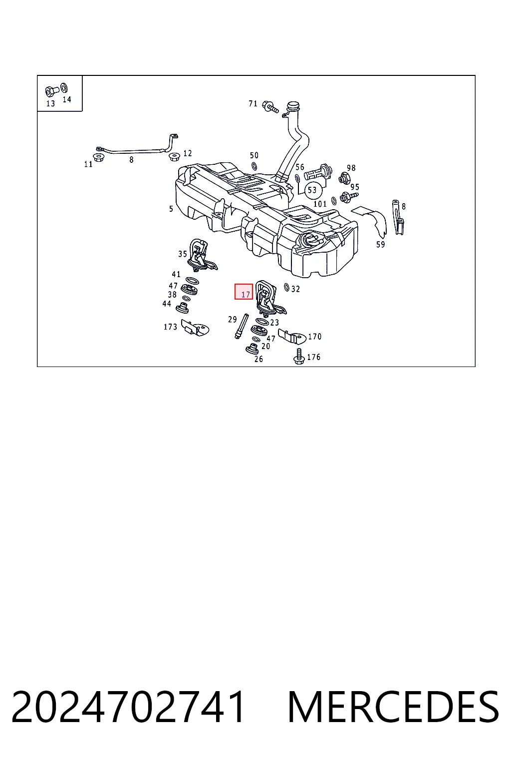 Módulo alimentación de combustible  Mercedes C sedán (W202) (1993 - 2000) precio, desde 60,50 EUR